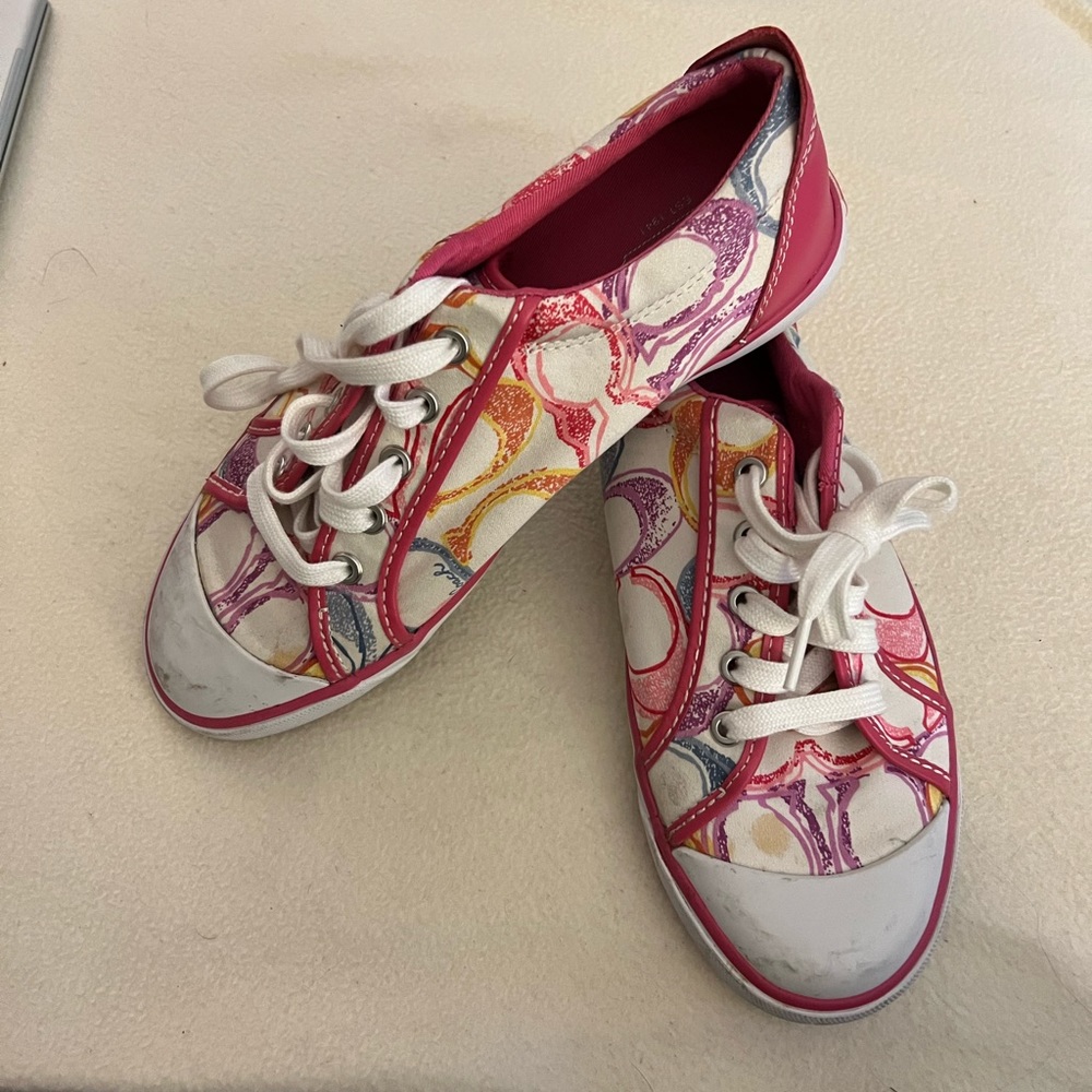 Like New Coach Barrett Tennis Shoes Size 9